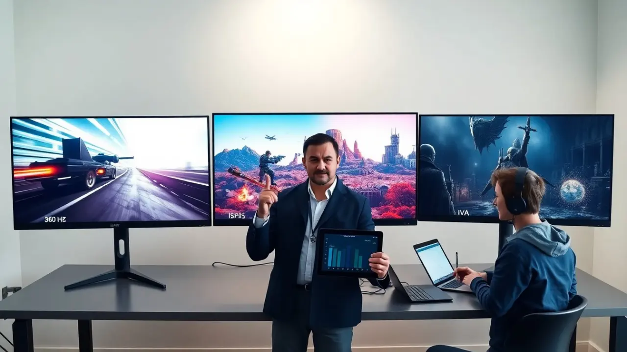 best monitor panel type for gaming