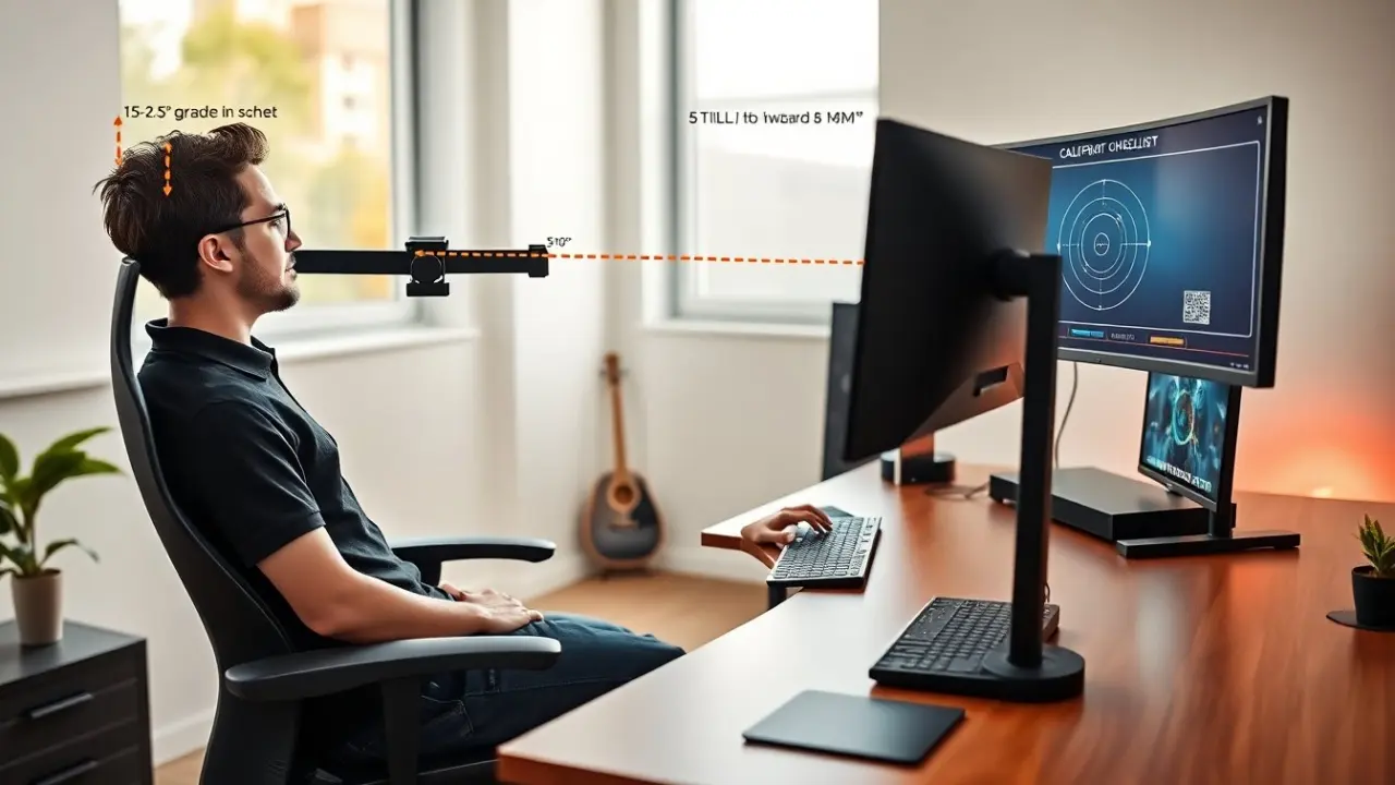 best monitor position for gaming